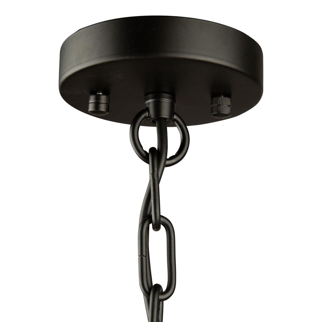 3 Light Chandelier Black And Gold