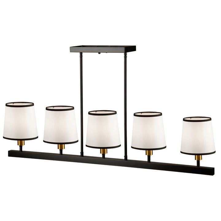5 Light Island Black And Gold