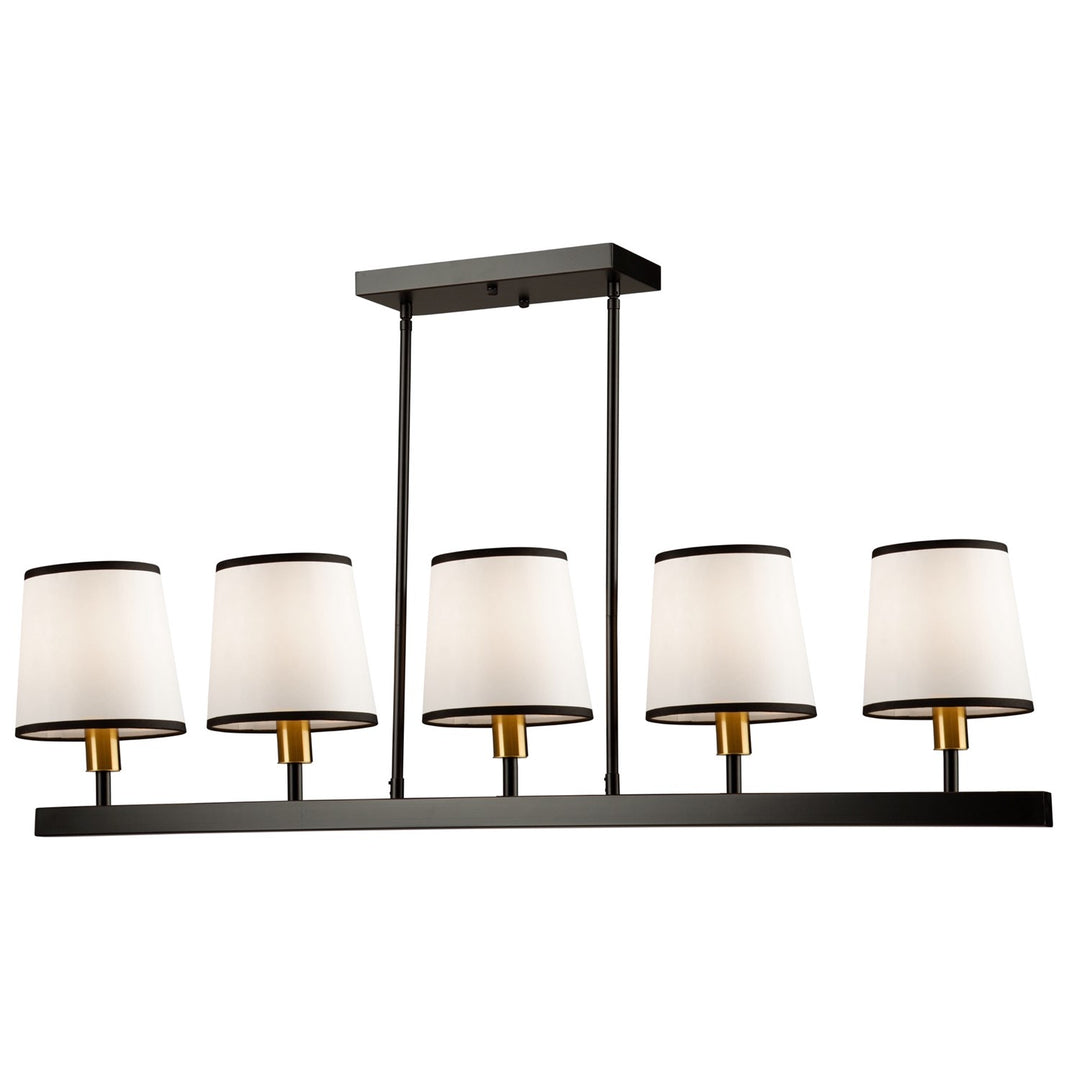 5 Light Island Black And Gold