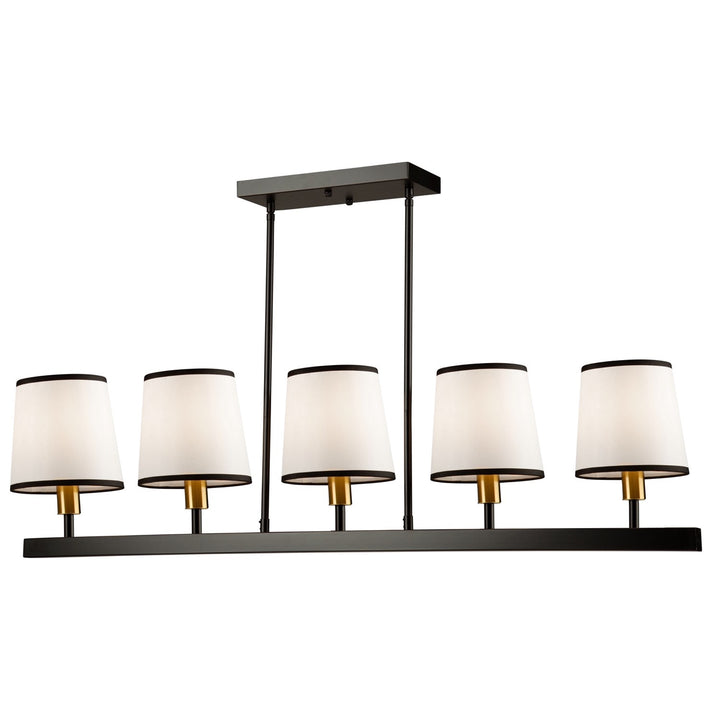 5 Light Island Black And Gold