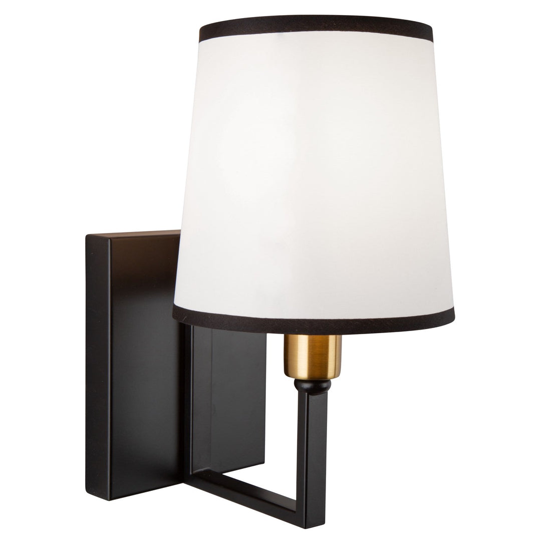 1 Light Sconce Black And Gold