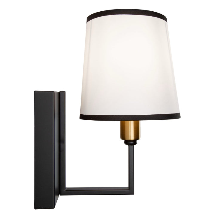 1 Light Sconce Black And Gold
