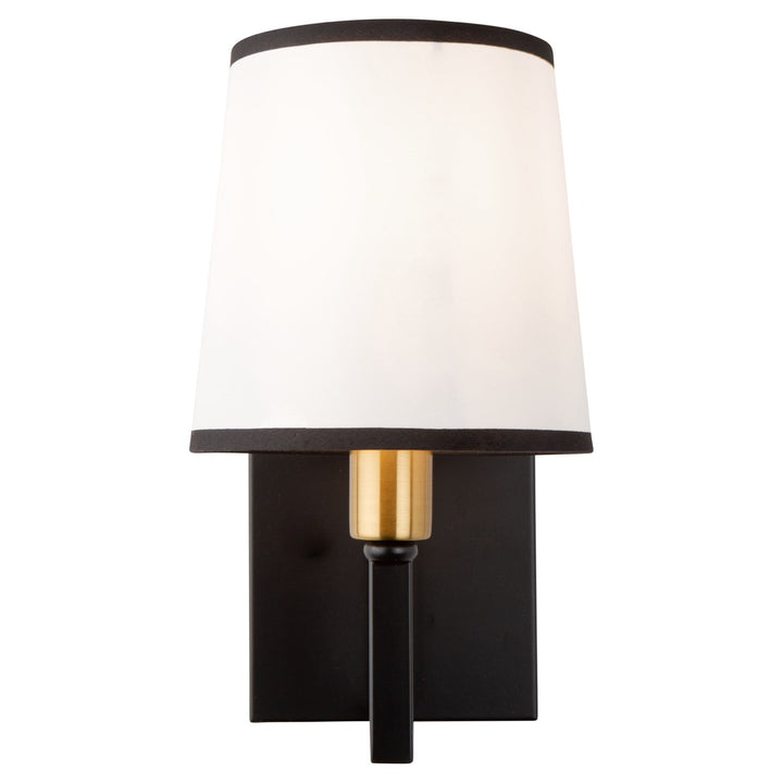 1 Light Sconce Black And Gold