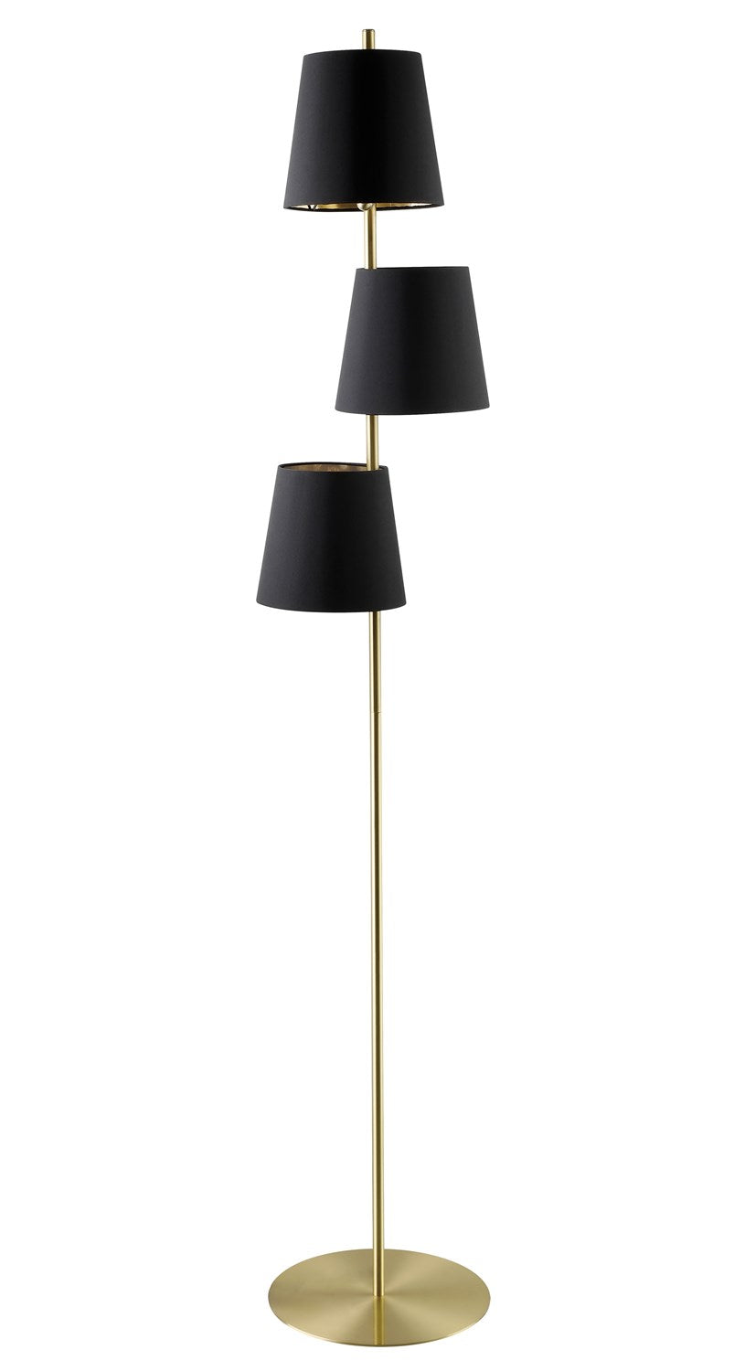 Brushed Brass Floor Lamp by Eglo