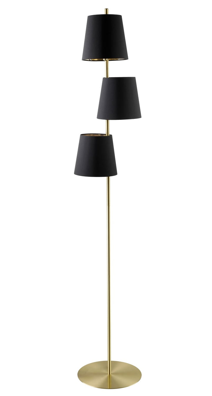 Brushed Brass Floor Lamp by Eglo