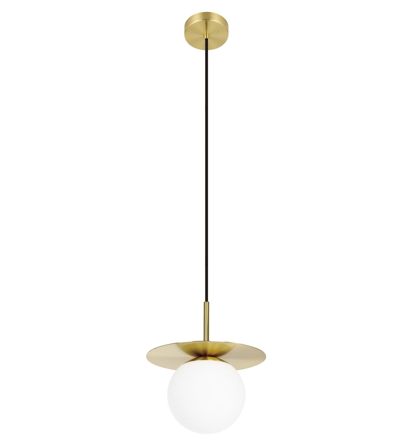 Brushed Brass Pendants by Eglo