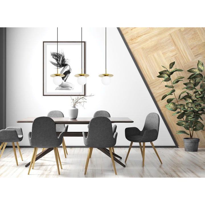 Brushed Brass Pendants