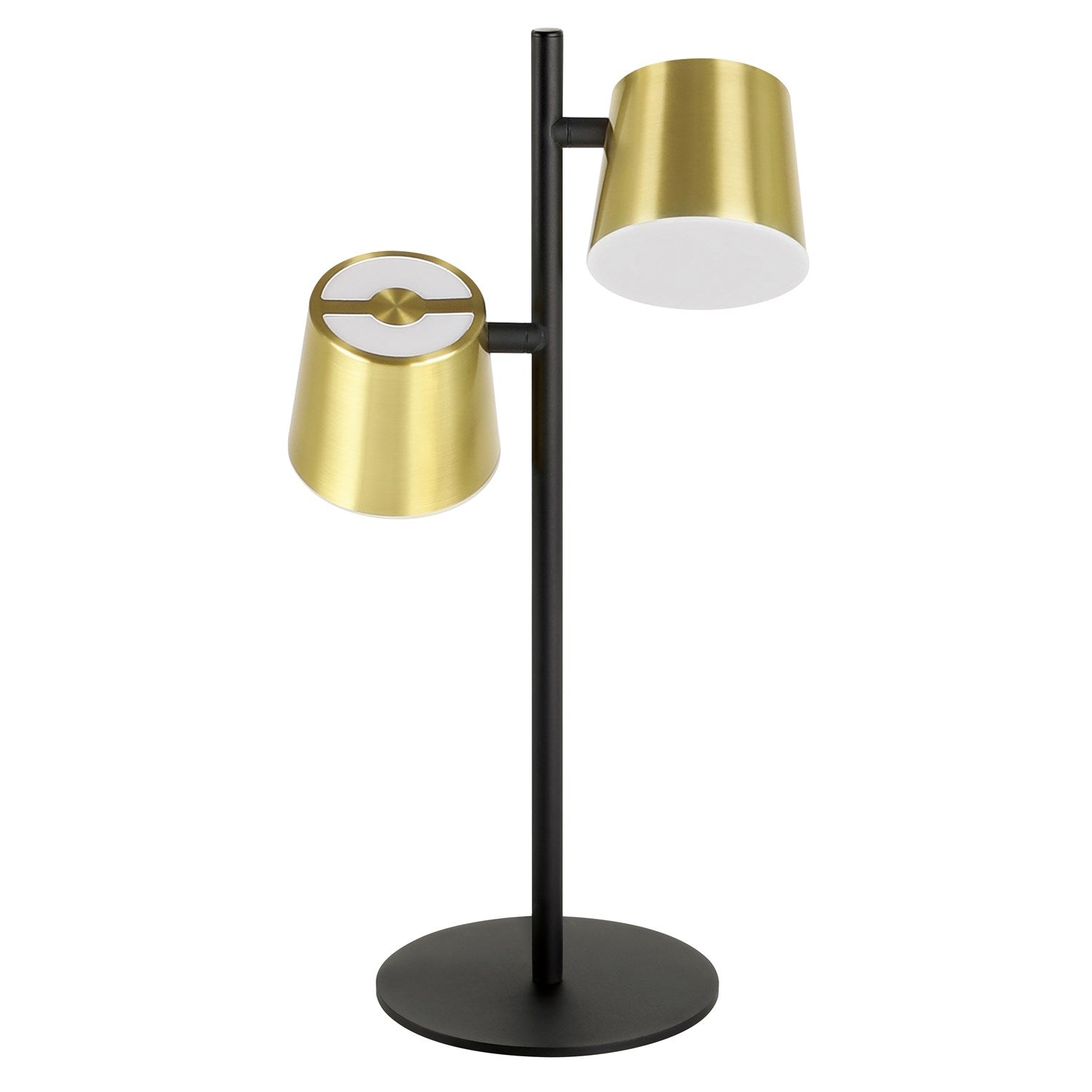 Structured Black & Brass Lamps by Eglo