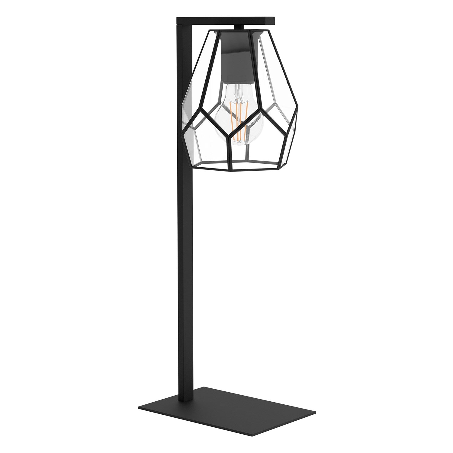 Matte Black Table Lamp by Eglo