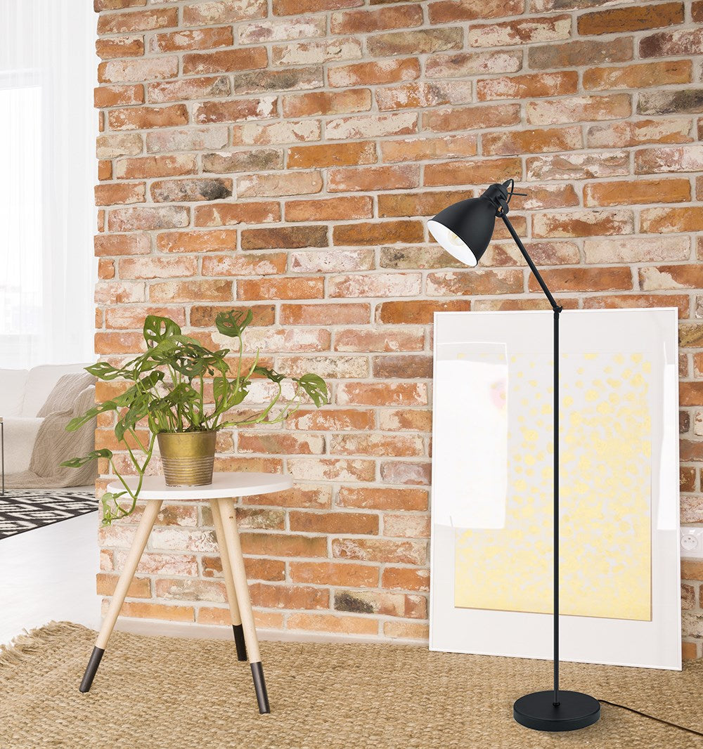 Floor Lamp Black Metal