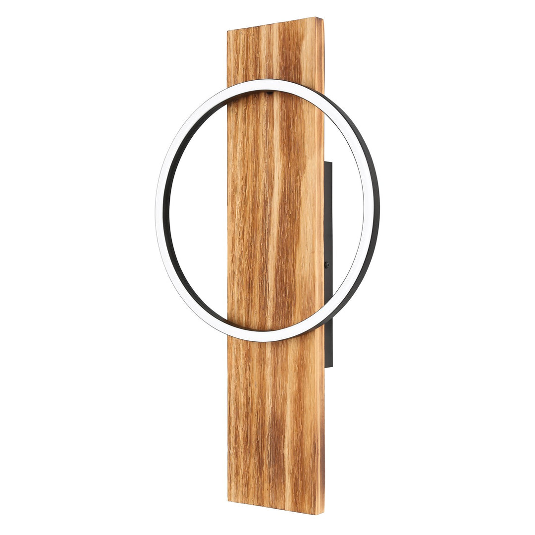 Brushed Pine Wood Lighting - Wall Lights by Eglo