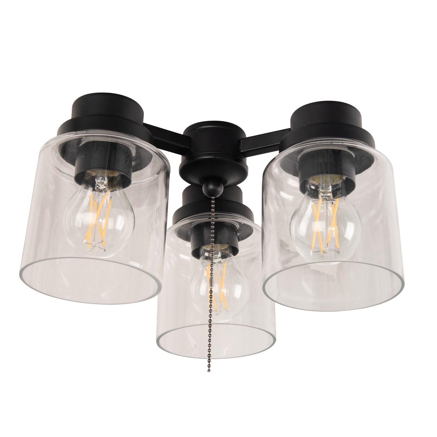 3 Light Universal Light Kit in Flat Black by Craftmade