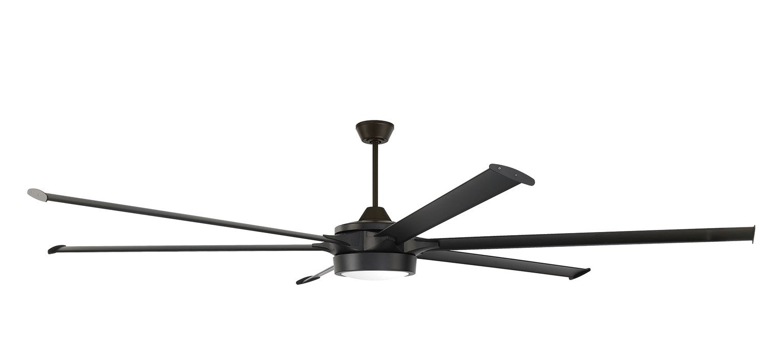 102in Prost in Flat Black  w/ Flat Black Blades by Craftmade
