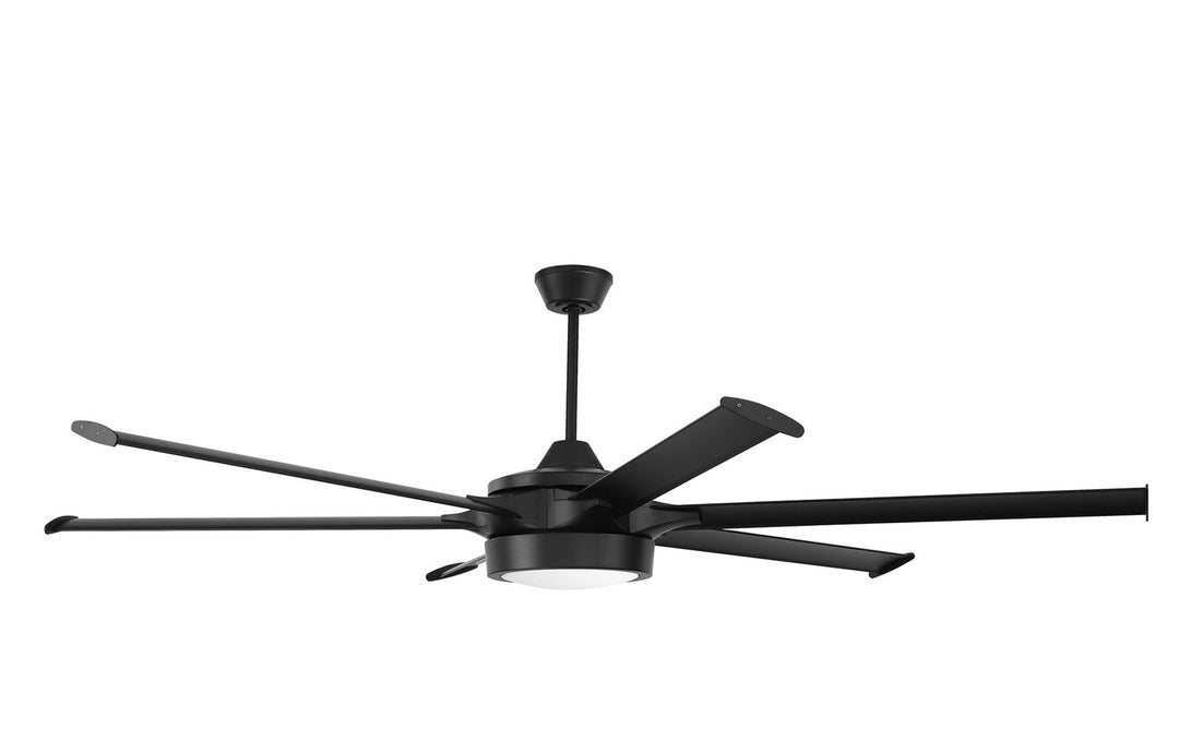 78in Prost in Flat Black  w/ Flat Black Blades by Craftmade
