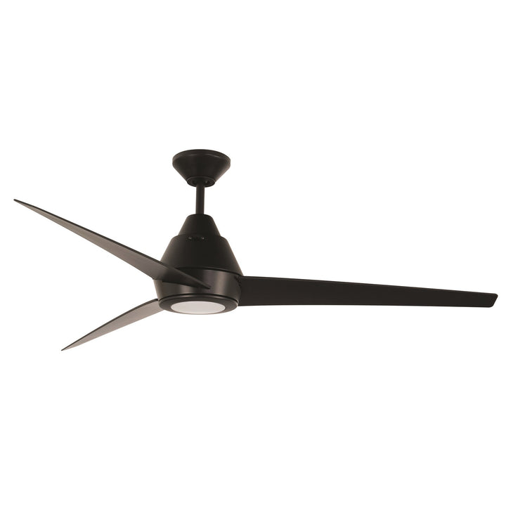 56in Acadian Indoor/Outdoor in Flat Black w/ Flat Black Blades by Craftmade