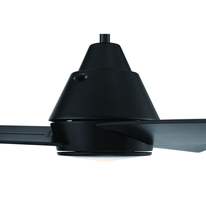 56in Acadian Indoor/Outdoor in Flat Black w/ Flat Black Blades