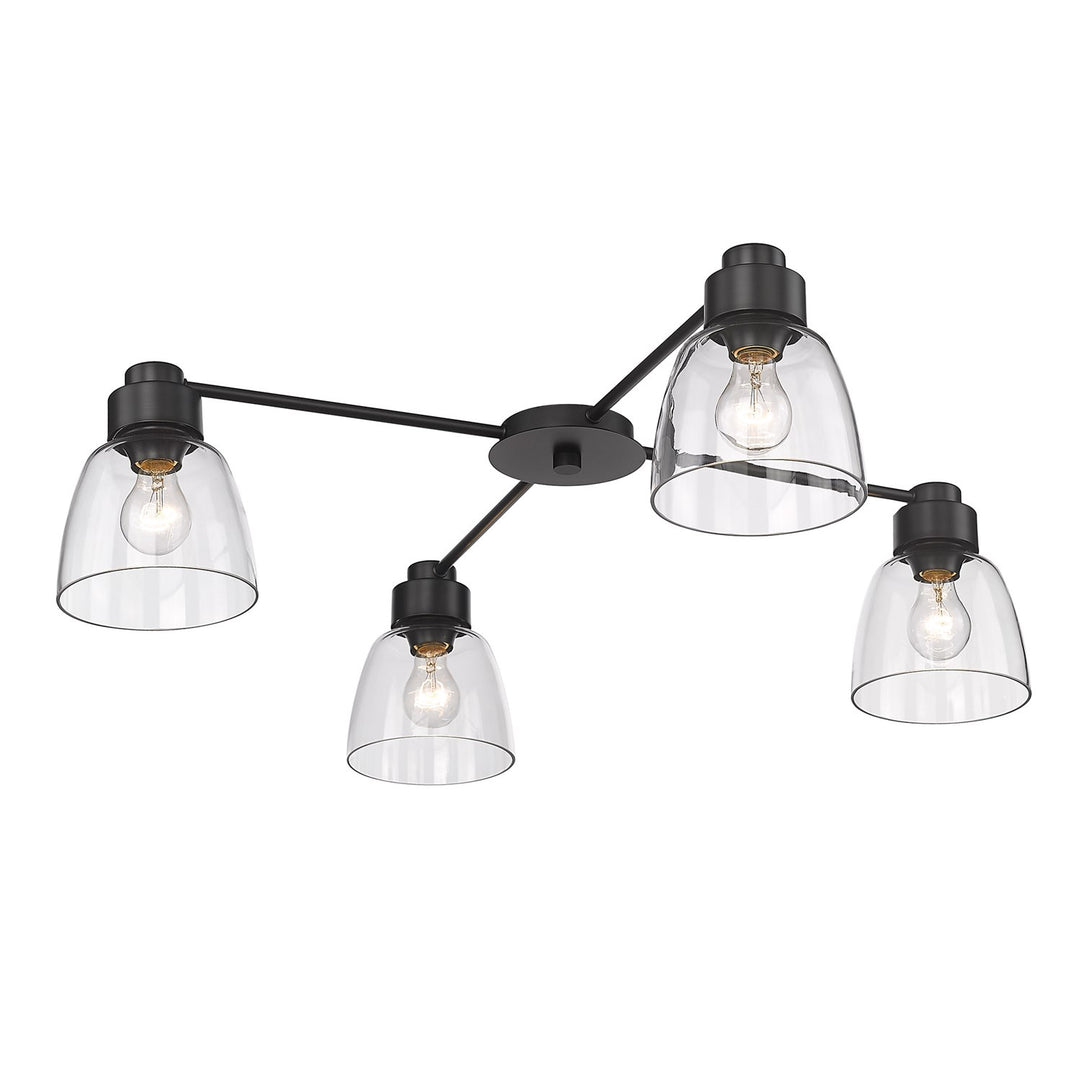 4 Light Flush Mount by Golden