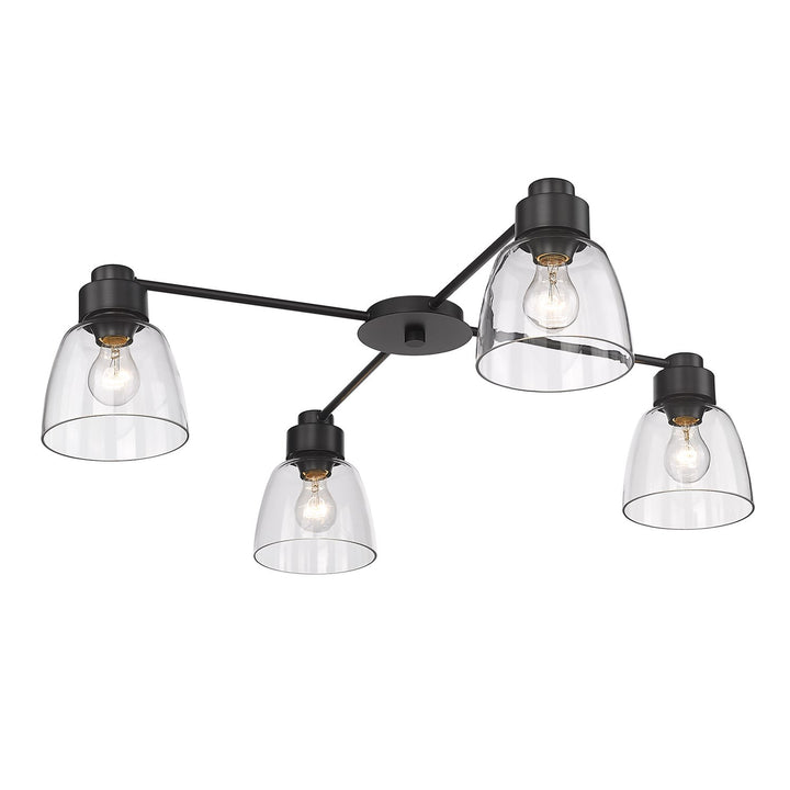 4 Light Flush Mount by Golden