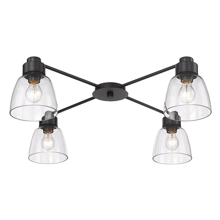 4 Light Flush Mount