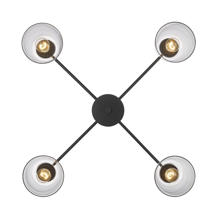 4 Light Flush Mount