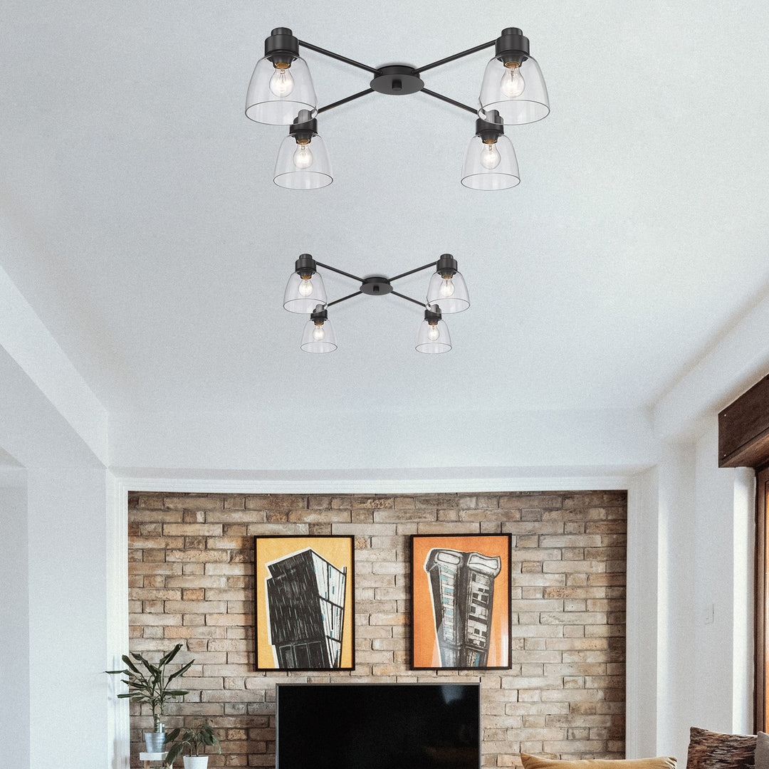 4 Light Flush Mount