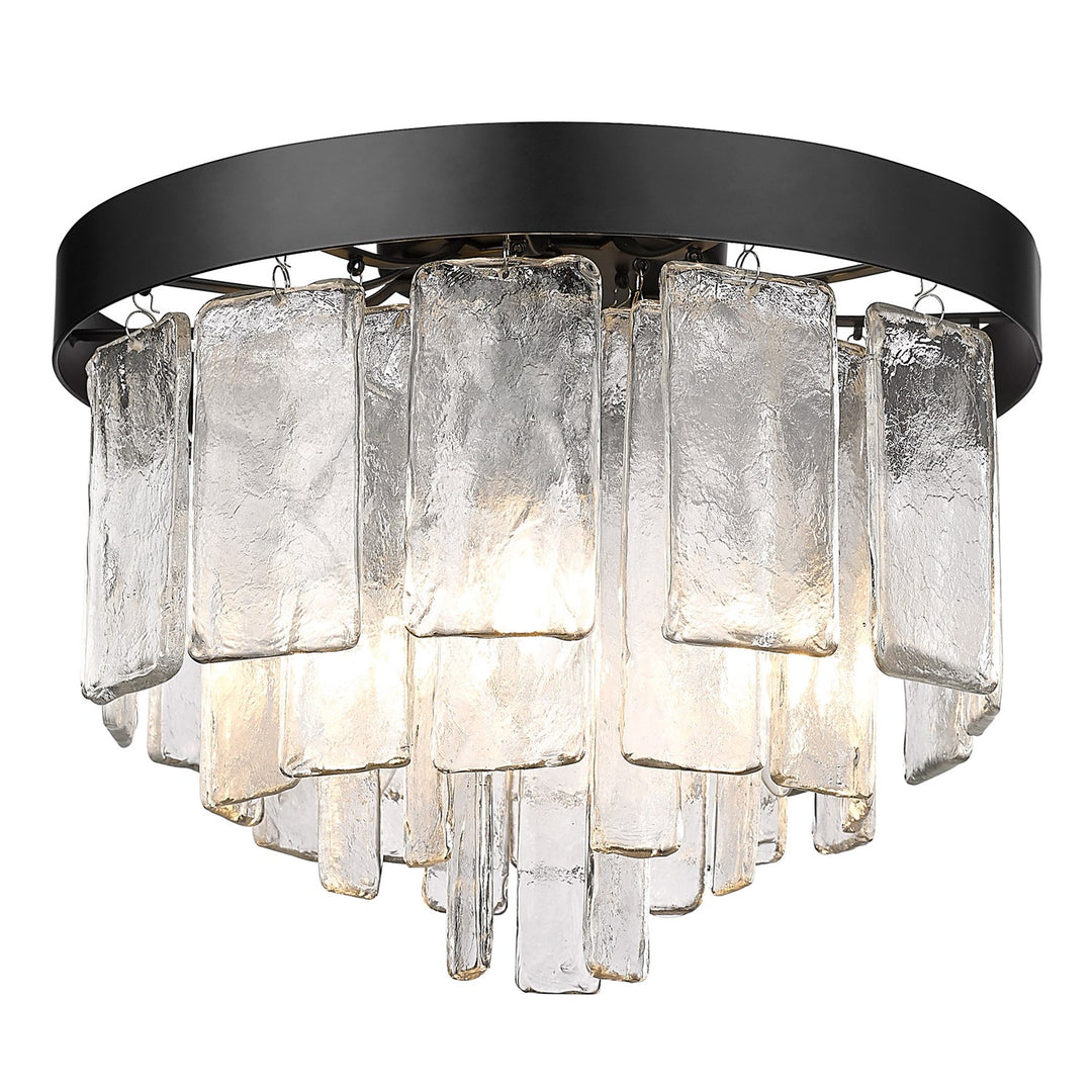 3 Light Flush Mount by Golden