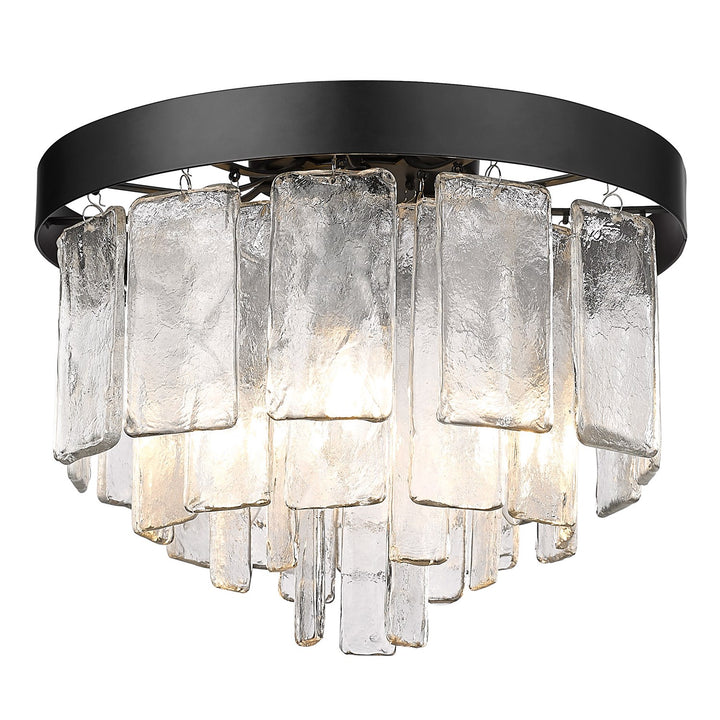 3 Light Flush Mount by Golden