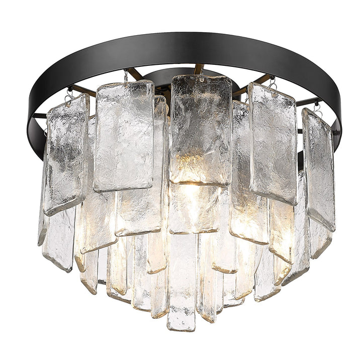 3 Light Flush Mount