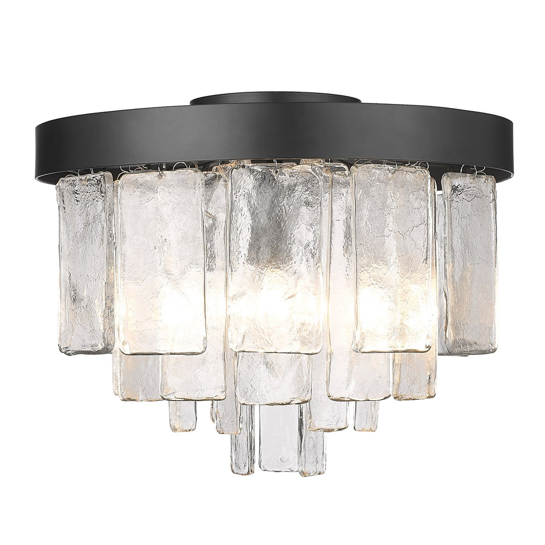 3 Light Flush Mount