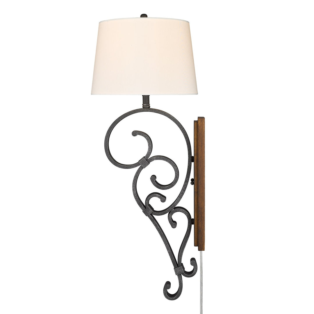 Large 1 Light Wall Sconce (Plug-In Or Hardwire)