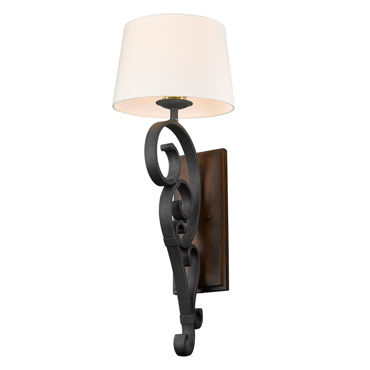 Large 1 Light Wall Sconce (Plug-In Or Hardwire)