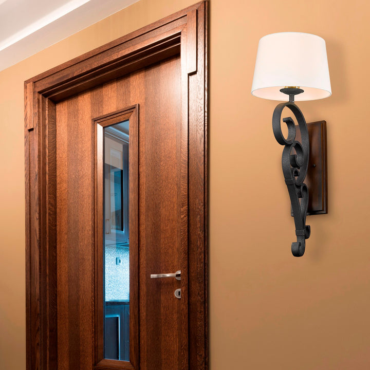 Large 1 Light Wall Sconce (Plug-In Or Hardwire)