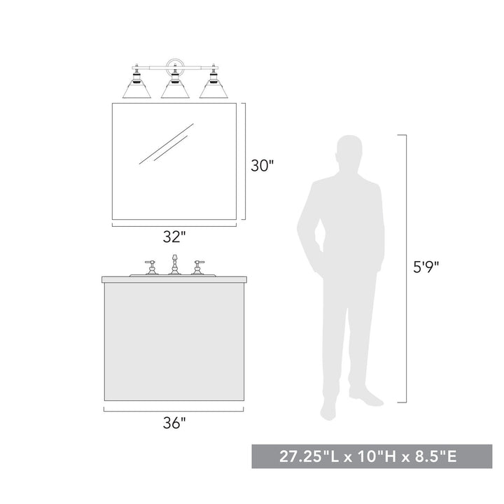 3 Light Bath Vanity