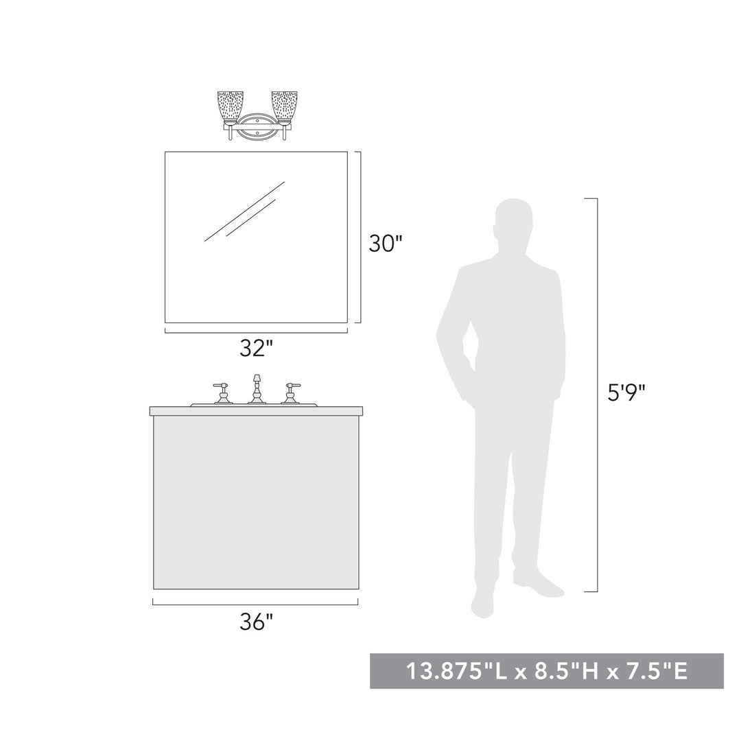2 Light Bath Vanity