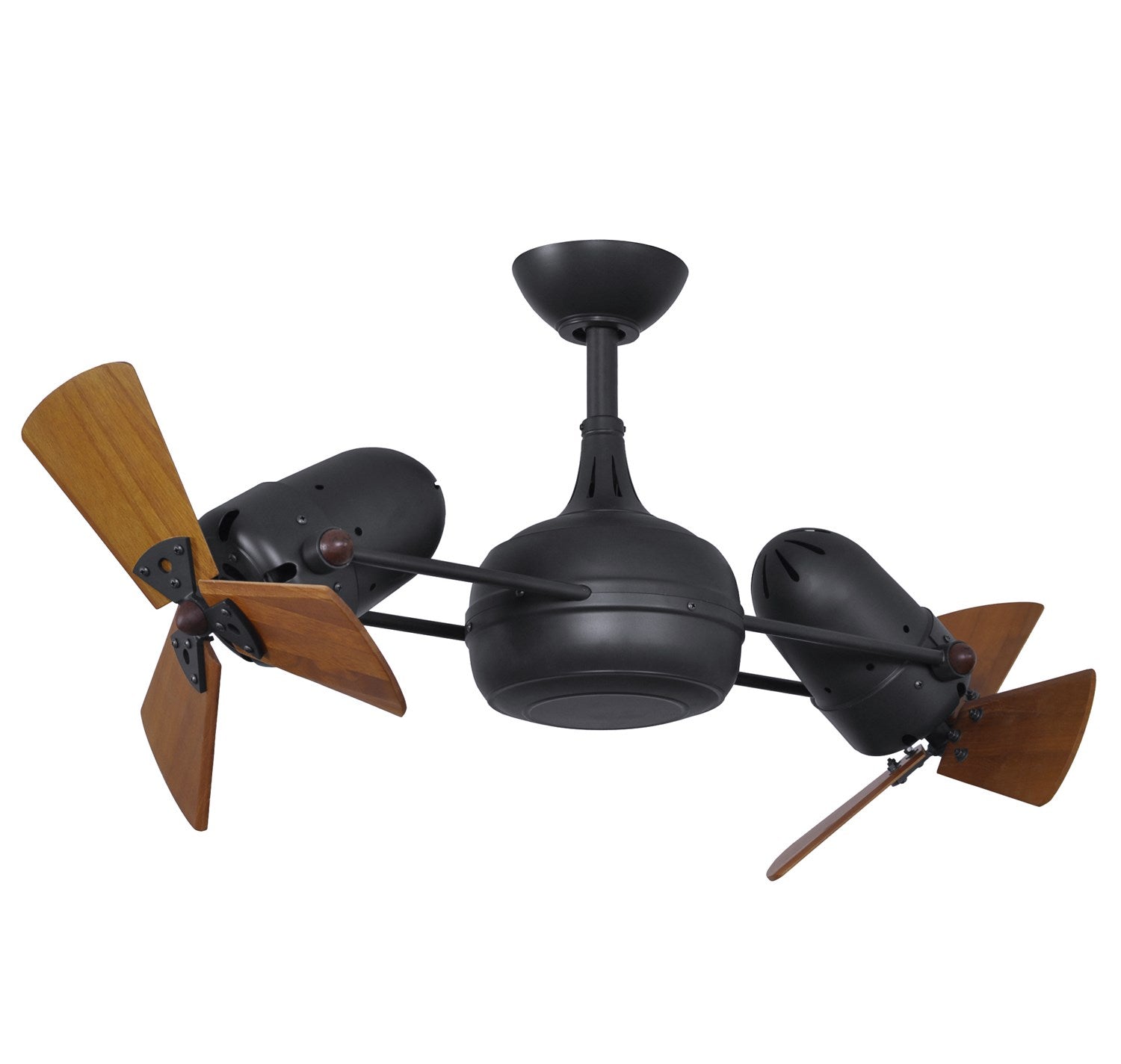atte Black-Mahogany Tone Wood Blades by Matthews Fan Company