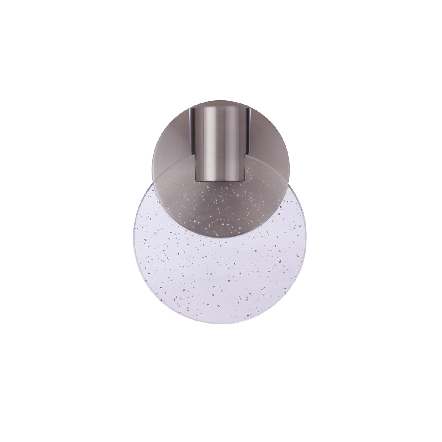 Glisten 1 Light LED Wall Sconce in Brushed Polished Nickel by Craftmade