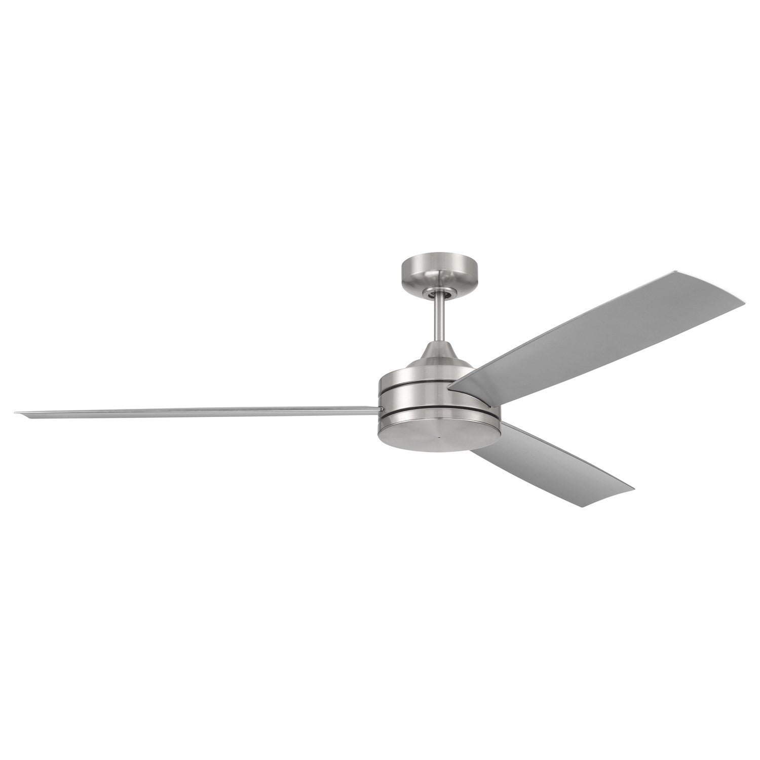 62in Inspo Indoor  in Brushed Polished Nickel w/ Brushed Nickel Blades by Craftmade