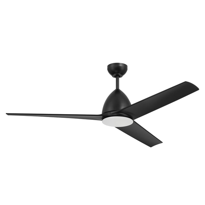 54in Nitro in Flat Black w/ Flat Black Blades by Craftmade