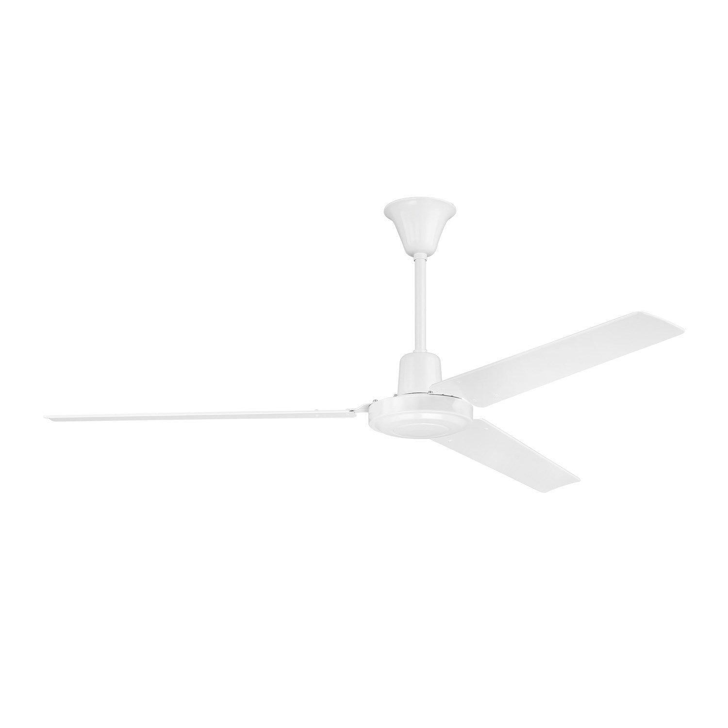 56in Utility in White w/ White Blades by Craftmade