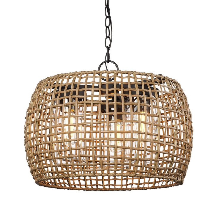 3 Light Semi-Flush - Outdoor by Golden