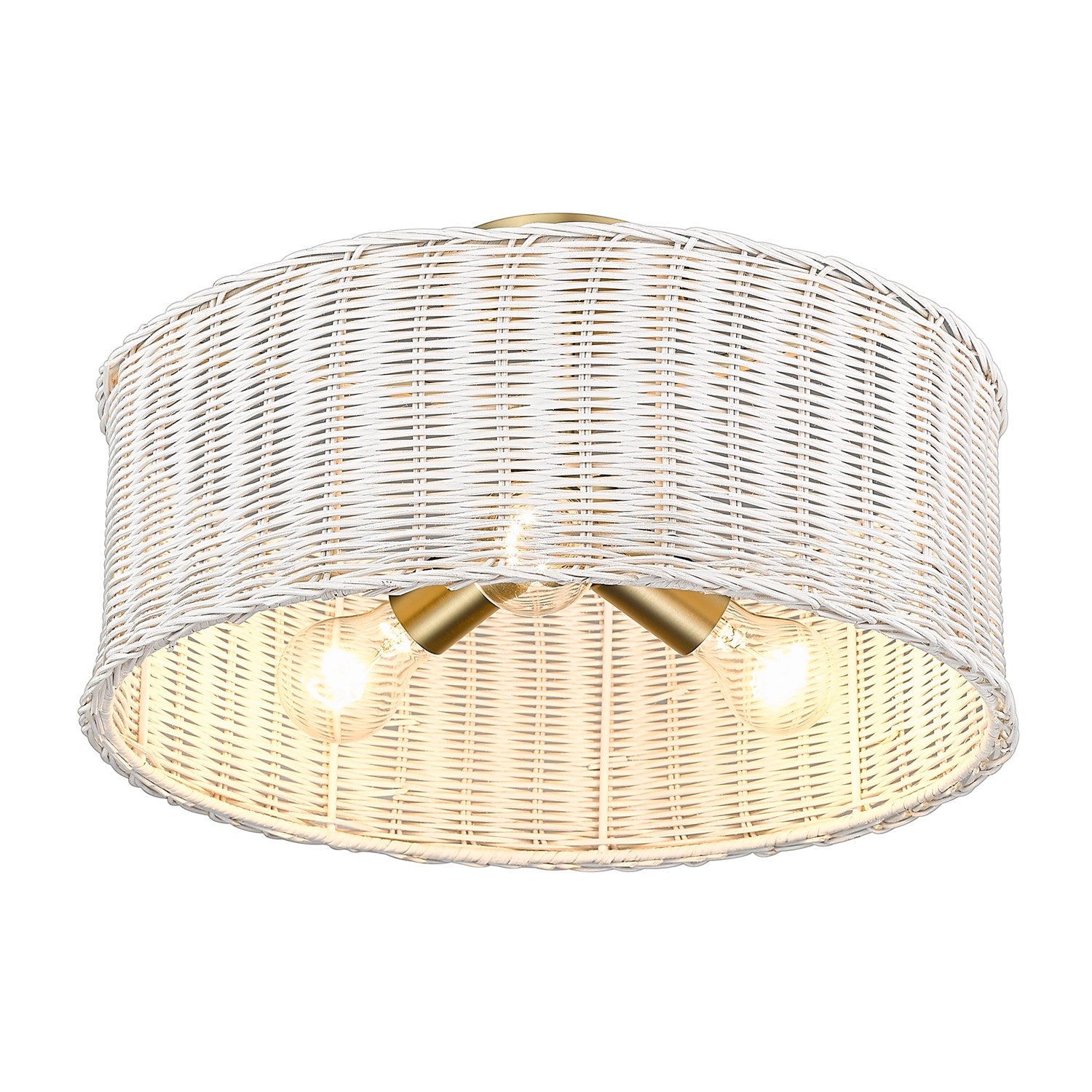 3 Light Semi-Flush