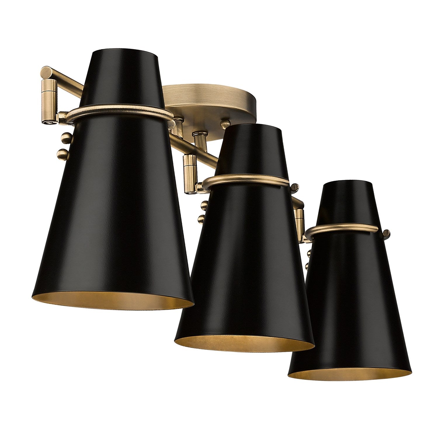 3 Light Semi-Flush