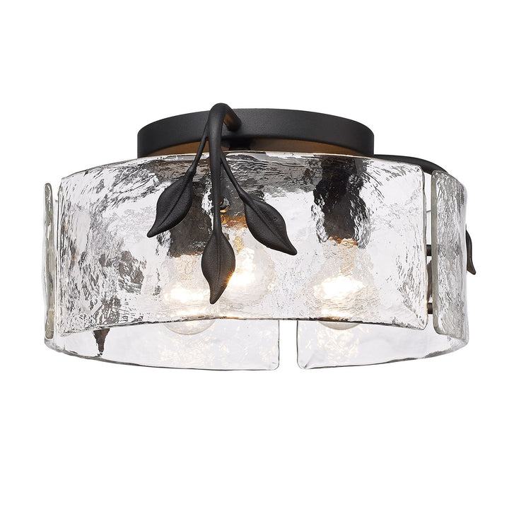 3 Light Semi-Flush by Golden