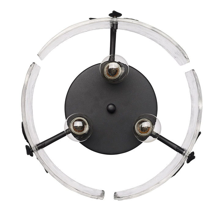 3 Light Semi-Flush
