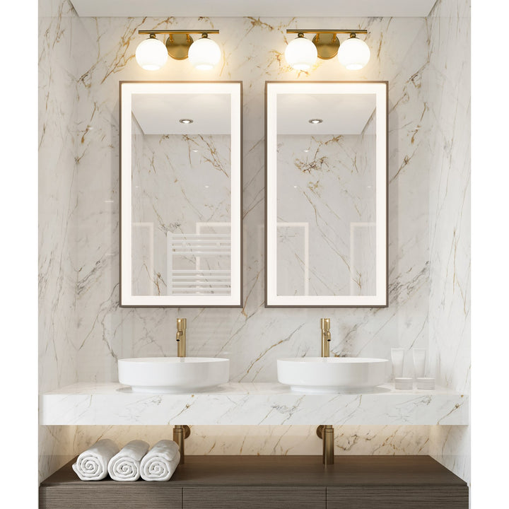 2 Light Vanity