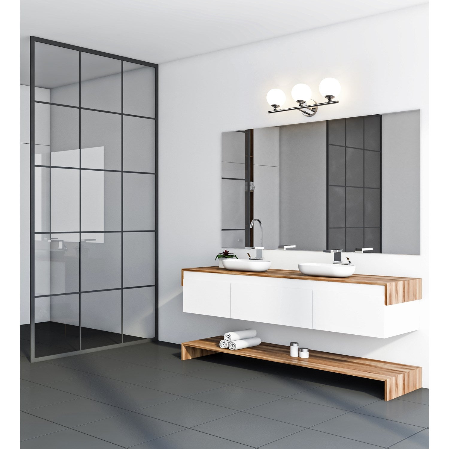 3 Light Vanity
