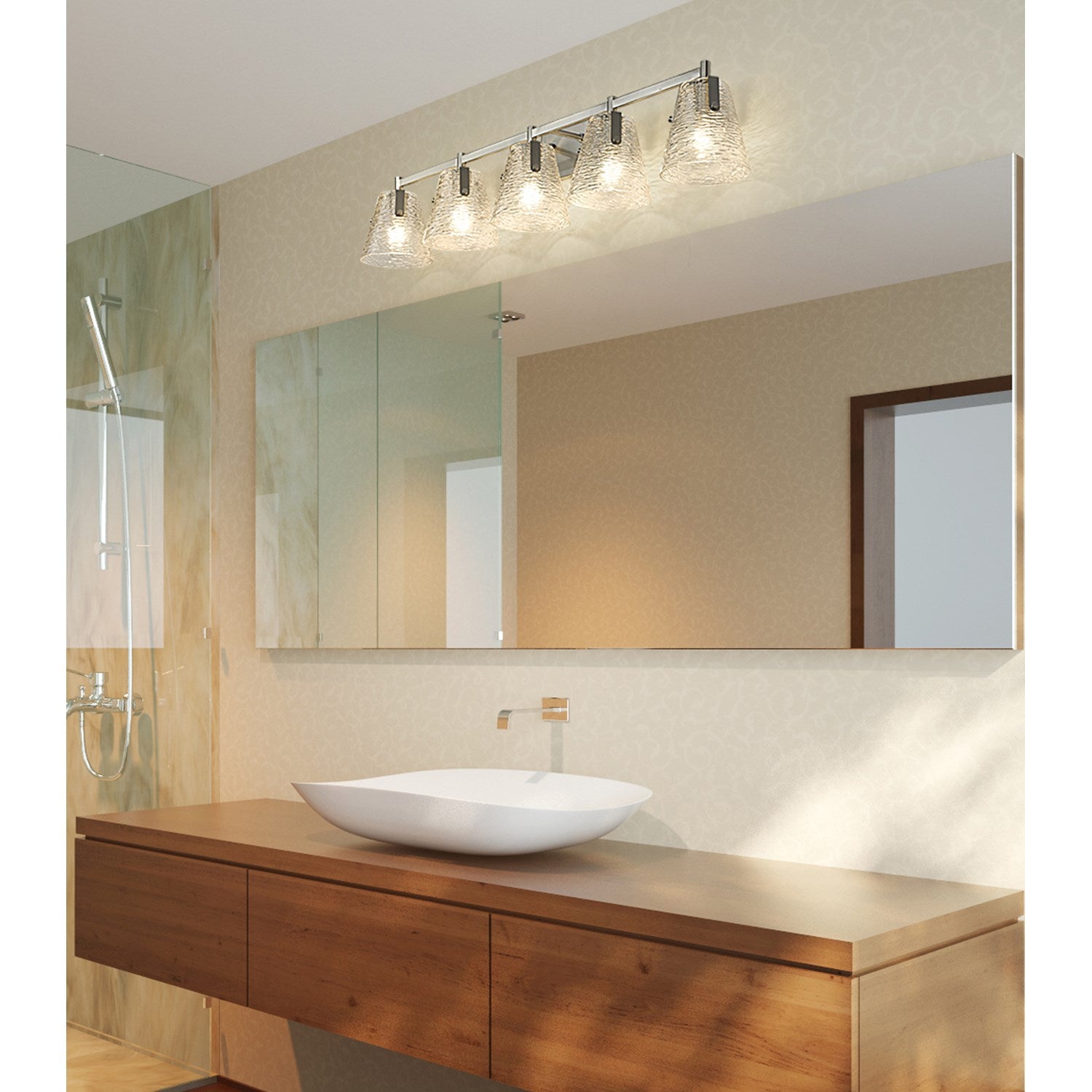 5 Light Vanity