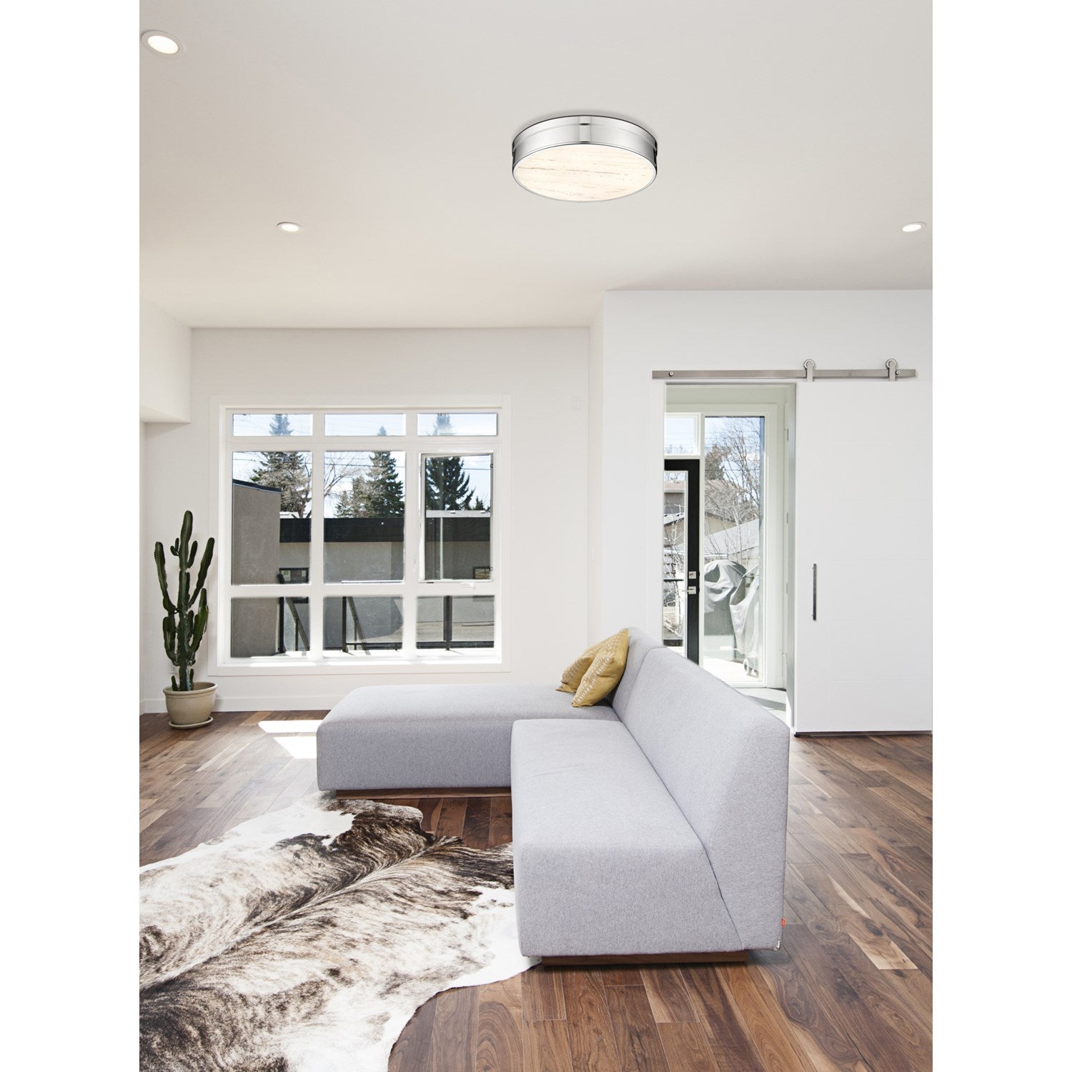 3 Light Flush Mount