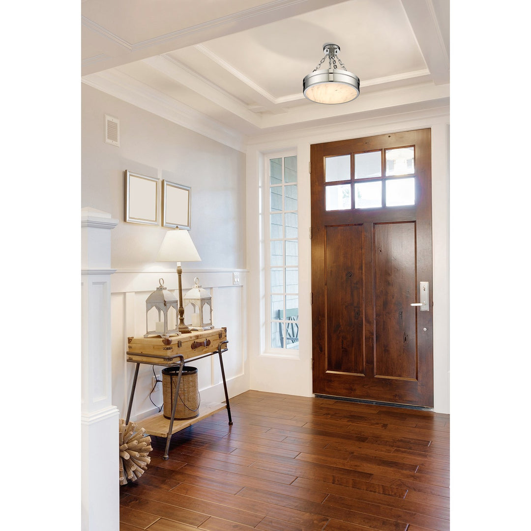 1 Light Semi Flush
