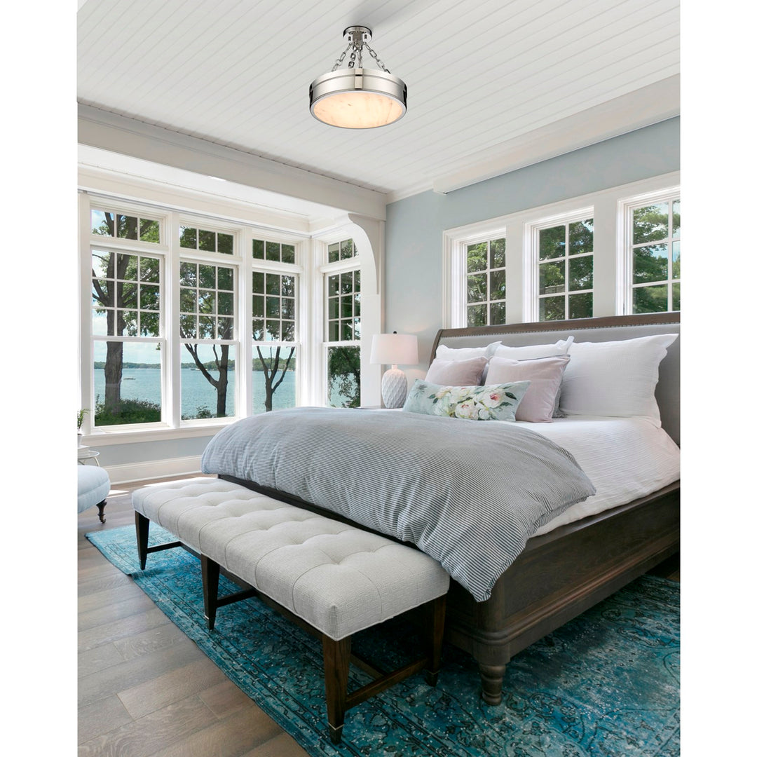 1 Light Semi Flush
